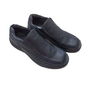 Nova Club Flexole Classic Slip On Shoes Men's Size 11 Black Comfort
